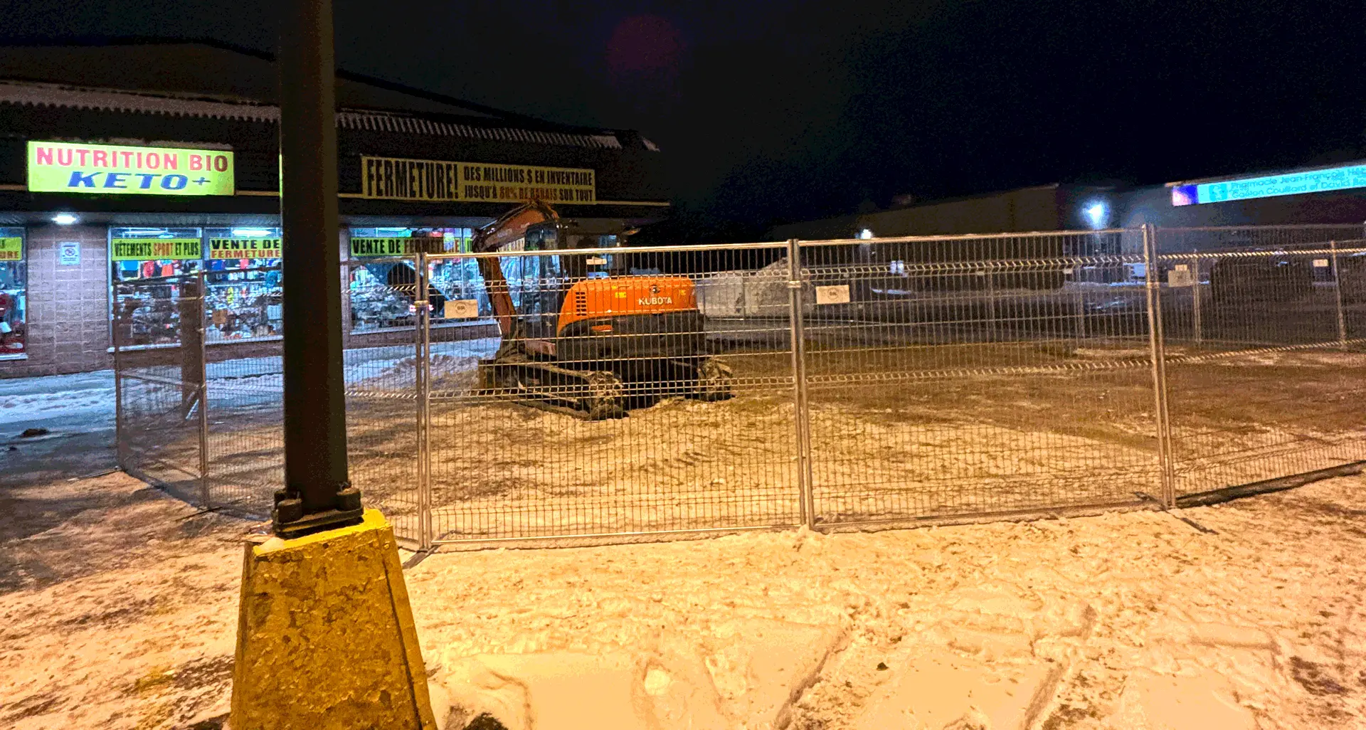 clôture temporaire en treillis galvanisé